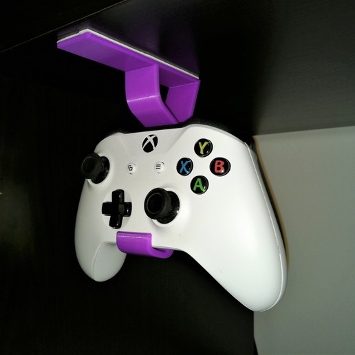 Download STL file Xbox one controller hanging holder stand • Object to